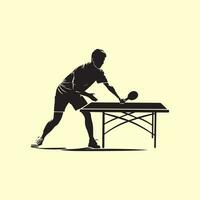 Tischtennis Logo Vektor