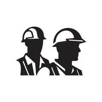 Konstruktion Arbeitskräfte Logo Vektor