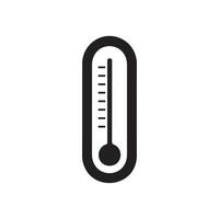 Symbolvektor für Thermometer vektor