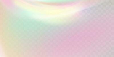 en uppsättning av färgrik vektor lins, kristall regnbåge ljus och blossa transparent effekter.