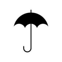 Regenschirm Symbol Vektor Design Vorlagen einfach und modern Konzept