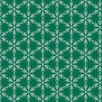 vinter- grön bakgrund med vit snöflingor. vinter- upprepa mönster. mönster på de swatch panel.sömlös mönster. vektor