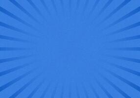 Blau Sonnenlicht retro mit Papier Textur Hintergrund. abstrakt platzen Sonne Strahlen Muster Design. Vektor Illustration