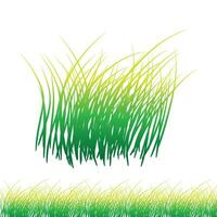 naturlig grön gräs vektor för eko, bio, och natur design