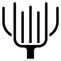 Korallen-Glyphe-Symbol vektor