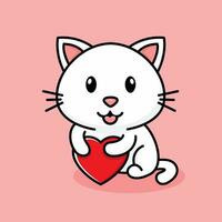 süß Karikatur Katzen, kawaii, und liebenswert. vektor