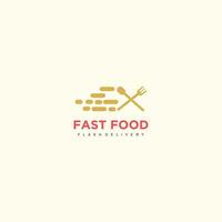 Essen Geschäft Logo mit kreativ Element Stil vektor