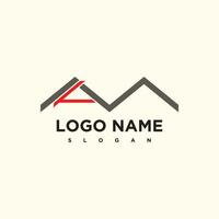 Design Logo mit einzigartig Konzept zum Geschäft industri vektor