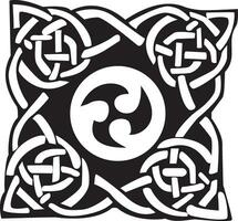 ein Vektor Illustration von ein keltisch Muster und Knoten