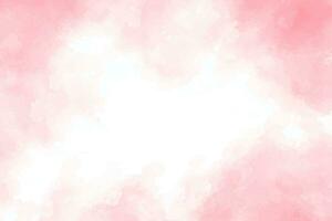abstrakter rosa Aquarellhintergrund. pastellfarbenes, weiches Wasserfarbmuster vektor