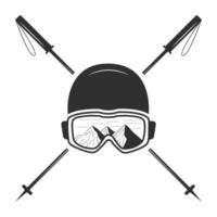 Snowboarden Vektor Illustration, Snowboard Typografie, Winter Sport, extrem Snowboarder Grafik Design, Snowboarden Vektor Kunstwerk, abenteuerlich Snowboarder Silhouette