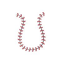 Baseball Stiche Symbol Vektor. Baseball Illustration unterzeichnen. Sport Symbol oder Logo. vektor