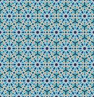 sömlös arabicum islamic marockansk mönster vektor