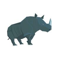 noshörning vektor illustration
