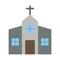 kyrka vektor platt ikon för personlig och kommersiell använda sig av.
