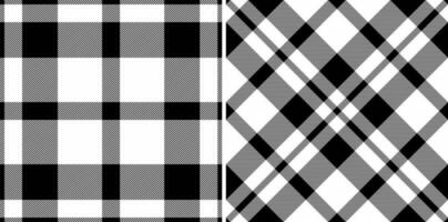 Plaid Textil- prüfen von Stoff Muster Tartan mit ein Vektor Hintergrund nahtlos Textur.