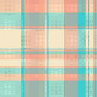 Stoff prüfen nahtlos von Textur Muster Vektor mit ein Plaid Textil- Tartan Hintergrund.