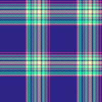 Muster Stoff nahtlos von Tartan Textil- Hintergrund mit ein prüfen Vektor Plaid Textur.