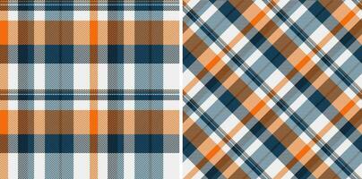 Stoff Hintergrund Vektor von prüfen nahtlos Tartan mit ein Textur Muster Plaid Textil.