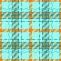 nahtlos Hintergrund prüfen von Muster Tartan Textur mit ein Plaid Stoff Vektor Textil.