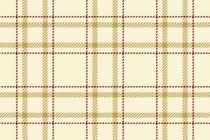 Tartan Textur Stoff von Textil- nahtlos Vektor mit ein Plaid prüfen Muster Hintergrund.