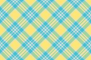 prüfen Hintergrund Muster von Tartan Textur Textil- mit ein Stoff Plaid Vektor nahtlos.