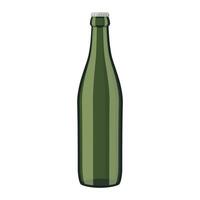 öl flaska ikon isolerat på vit bakgrund. vektor illustration