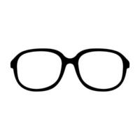 Brille Symbol isoliert auf Weiß Hintergrund, Vektor Illustration