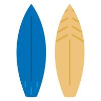Surfbrett Symbol isoliert auf Weiß Hintergrund, Vektor