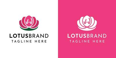 Brief jj Lotus Logo, geeignet zum Geschäft verbunden zu Lotus Blume mit jj Initial. vektor