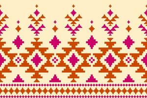 etnisk aztec mönster konst. geometrisk sömlös mönster i stam, folk broderi, och mexikansk stil. vektor