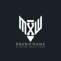 mxw abstrakt Brief Logo. mxw kreativ Monogramm Initialen Brief Logo Konzept. mxw einzigartig modern eben abstrakt Vektor Brief Logo Design.