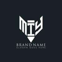 mty abstrakt Brief Logo. mty kreativ Monogramm Initialen Brief Logo Konzept. mty einzigartig modern eben abstrakt Vektor Brief Logo Design.