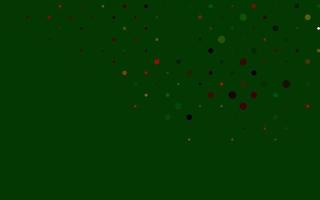 ljusgrön, röd vektoromslag med fläckar. vektor