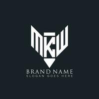 mkw abstrakt Brief Logo. mkw kreativ Monogramm Initialen Brief Logo Konzept. mkw einzigartig modern eben abstrakt Vektor Brief Logo Design.