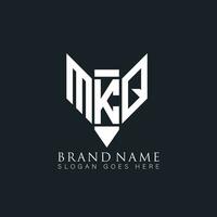 mkq abstrakt Brief Logo. mkq kreativ Monogramm Initialen Brief Logo Konzept. mkq einzigartig modern eben abstrakt Vektor Brief Logo Design.