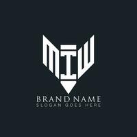 miw abstrakt Brief Logo. miw kreativ Monogramm Initialen Brief Logo Konzept. miw einzigartig modern eben abstrakt Vektor Brief Logo Design.