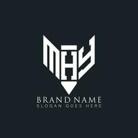 mhy abstrakt Brief Logo. mhy kreativ Monogramm Initialen Brief Logo Konzept. mhy einzigartig modern eben abstrakt Vektor Brief Logo Design.