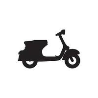 vespa motorcykel ikon vektor
