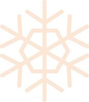 glad jul vinter- snöflinga rosa platt konst vektor