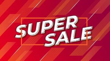 Super Sale Banner, Black Friday Sale Banner, Mega Sale Banner Vorlage vektor