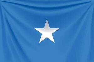 tillbaka flagga somalia vektor