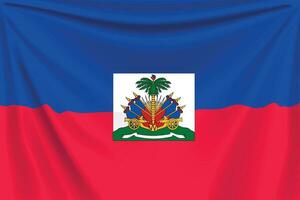 zurück Flagge Haiti vektor