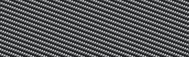Panorama-Textur aus schwarzer und grauer Kohlefaser vektor
