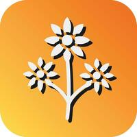 Blume Strauß Vektor Glyphe Gradient Hintergrund Symbol zum persönlich und kommerziell verwenden.