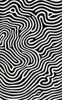 abstrakt wellig schwarz und Weiß Hintergrund Muster vektor