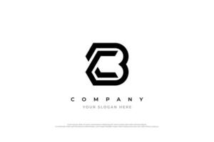 Initiale Brief bc Logo oder cb Monogramm Logo Design vektor