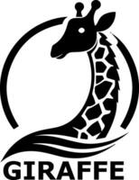 Giraffe Logo Vektor Silhouette Illustration 15
