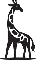 giraff logotyp vektor silhuett illustration 2
