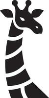 Giraffe Logo Vektor Silhouette Illustration 4